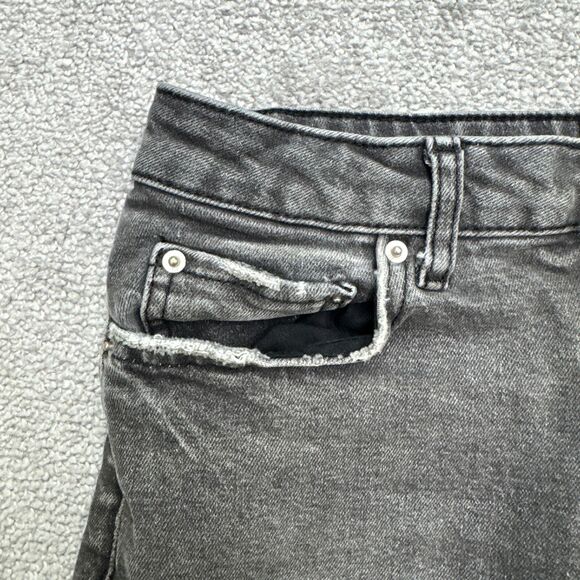 BDG Urban Outfitters Slim Straight Denim jeans Womens 28 Faded Black High Rise - Picture 3 of 16